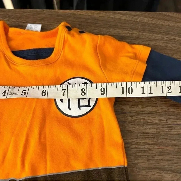 Dragon ball Kids Baby Boys Girls Goku Bodysuit Romper Jumpsuit Clothes 0-24M - Picture 4 of 5